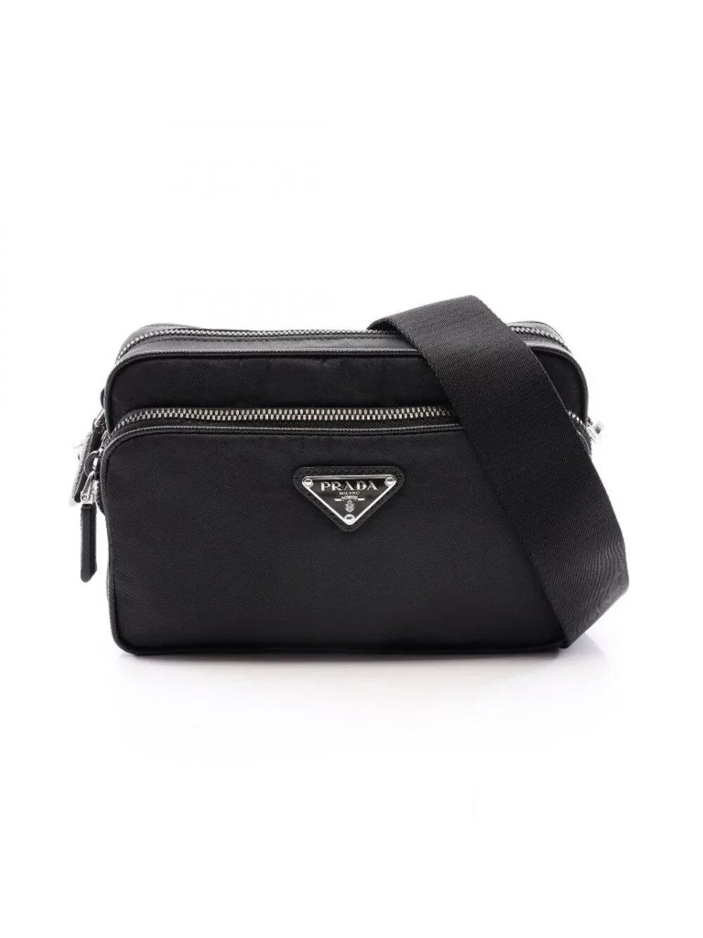 Prada Shoulder Bag Tessuto Saffiano Re-Nylon Leather